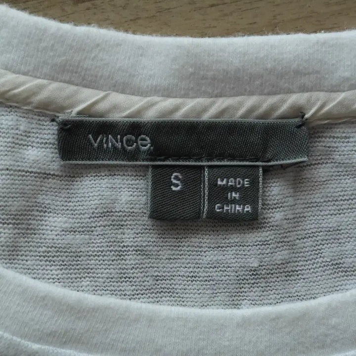 [BUNJANG] Vince Linen T-Shirt Size 66 / VINCE린넨티셔츠/66사이즈/최상급