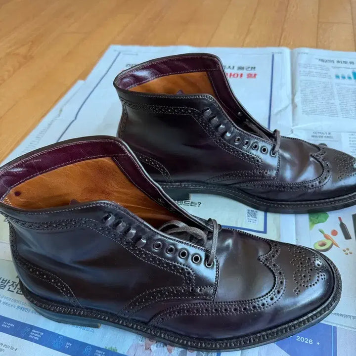 [BUNJANG] Alden 4461H Wingtip Boots (Barrie Last, Size 10E) / 알든(alden) 4461H 10e Barrie라스트