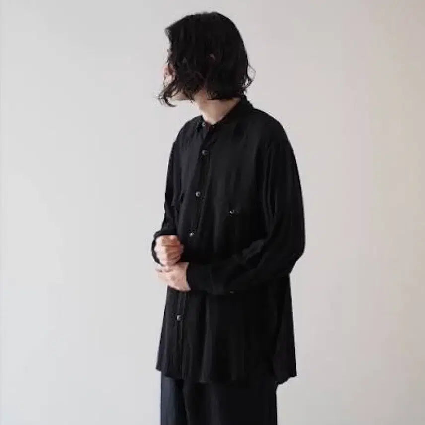 [BUNJANG] Comoli 25SS Rayon Western Shirt Size 2 / 코모리 25ss 레이온 웨스턴 셔츠 2사이즈