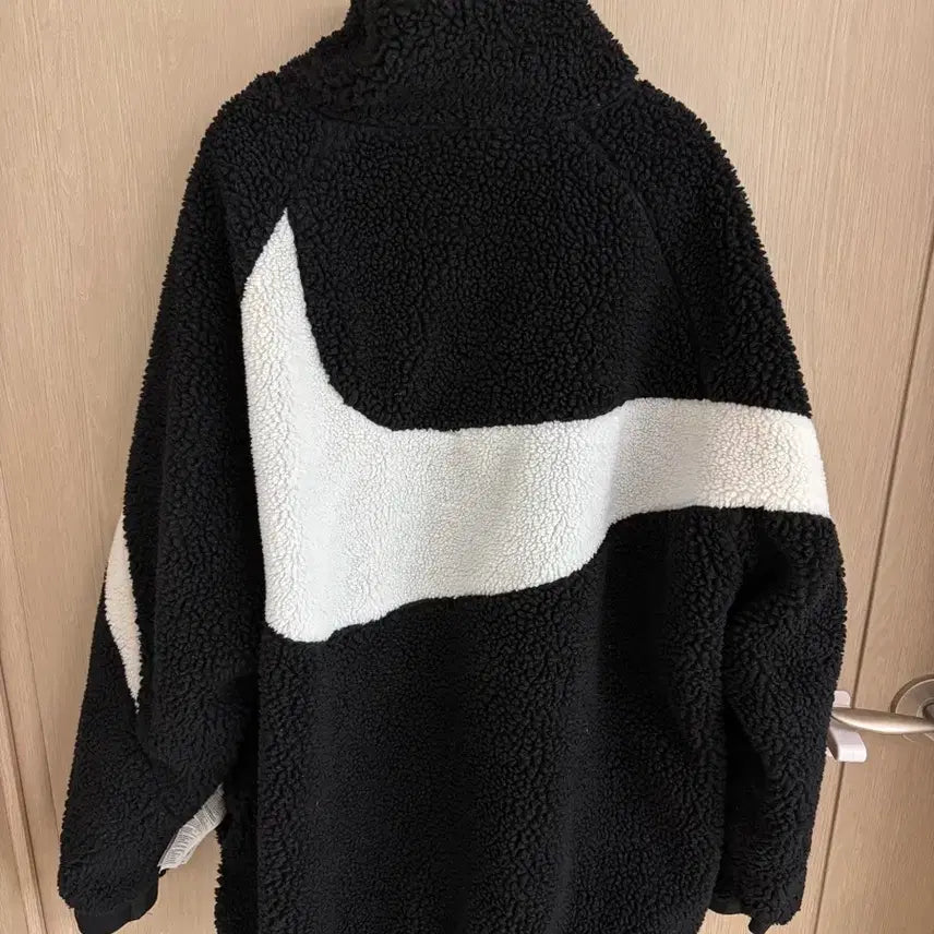 [BUNJANG] Nike Big Swoosh Reversible Fleece Jacket S / 나이키 빅스우시 리버시블 뽀글이 S