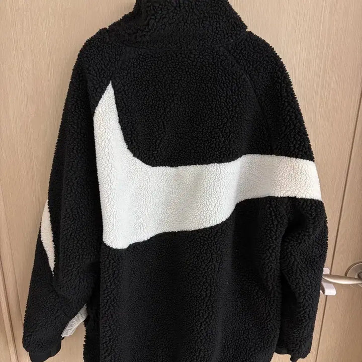 [BUNJANG] Nike Big Swoosh Reversible Fleece Jacket S / 나이키 빅스우시 리버시블 뽀글이 S