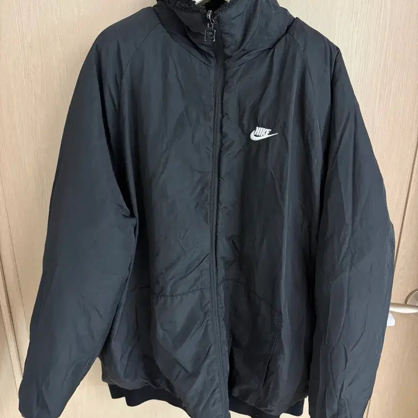 [BUNJANG] Nike Big Swoosh Reversible Fleece Jacket S / 나이키 빅스우시 리버시블 뽀글이 S