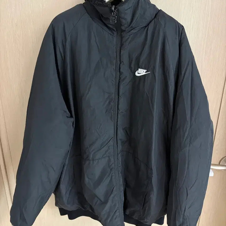 [BUNJANG] Nike Big Swoosh Reversible Fleece Jacket S / 나이키 빅스우시 리버시블 뽀글이 S