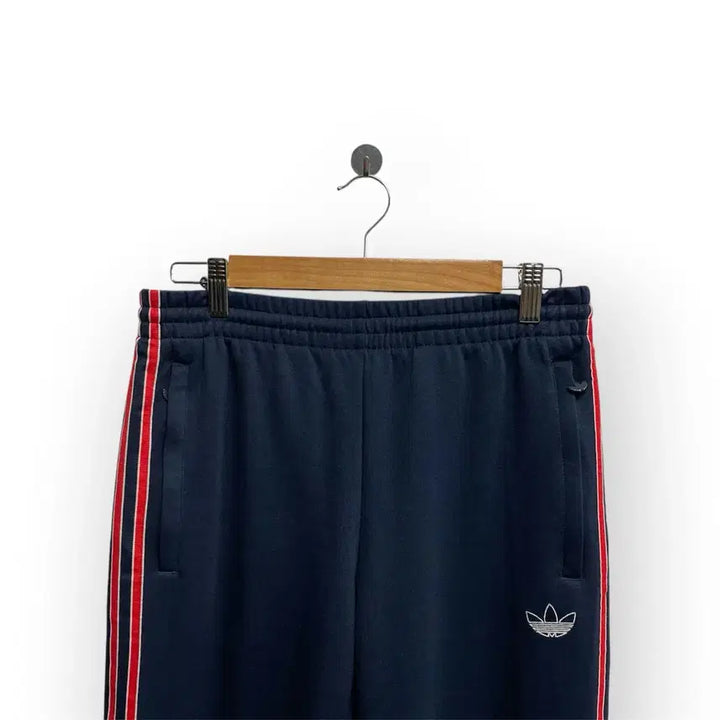 [BUNJANG] Adidas Navy/Red Three-Stripes Training Jogger Pants L / 아디다스 네이비/레드 삼선 트레이닝 조거팬츠 L