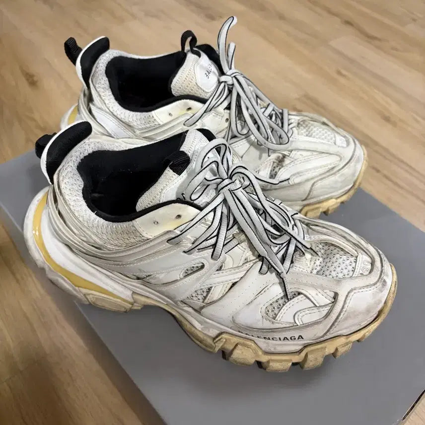 [BUNJANG] Balenciaga Track Sneakers White / 발렌시아가 트랙 스니커즈 화이트