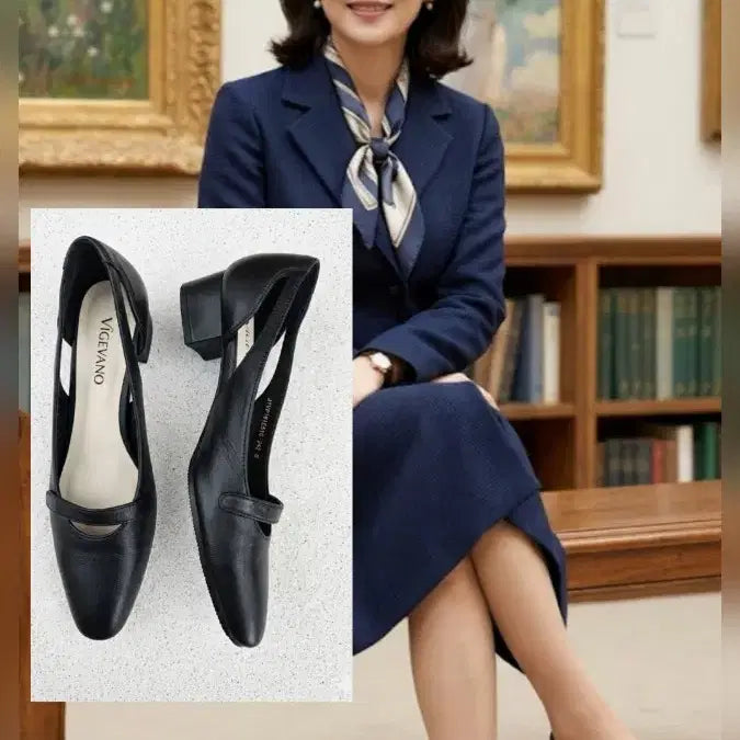 [BUNJANG] Bizebano Formal Leather Shoes / 245/비제바노 정장 가죽구두