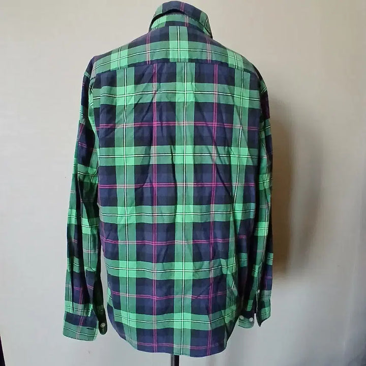 [BUNJANG] Polham Check Long-Sleeve Shirt / 26-5 폴햄 체크 긴팔 남방 셔츠 95