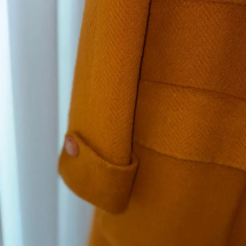 [BUNJANG] Lenibon Mustard Wool Blend Coat / 레니본 코트
