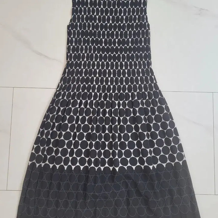 [BUNJANG] Pleats Please Polka Dot Pattern Dress / 플리츠미 도트 패턴 원피스 FREE(새상품)