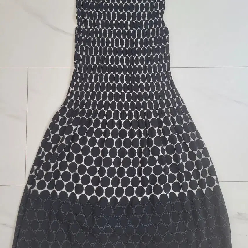 [BUNJANG] Pleats Please Polka Dot Pattern Dress / 플리츠미 도트 패턴 원피스 FREE(새상품)