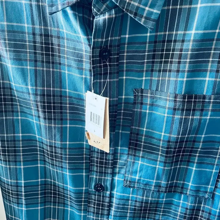 [BUNJANG] A.P.C. Blue Check Shirt Size S / APC 블루 체크 셔츠 S사이즈