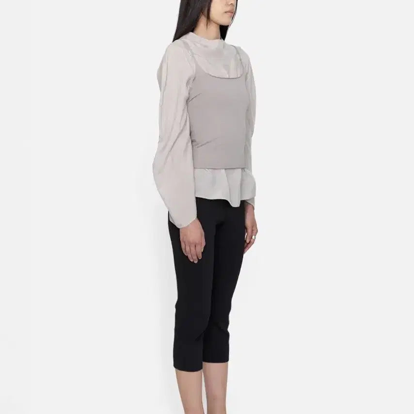 [BUNJANG] Amomento Cupro Raglan Top - Beige / 아모멘토 CuproTop! 낫띵리튼 문달 오라리 에토스 lfm le917