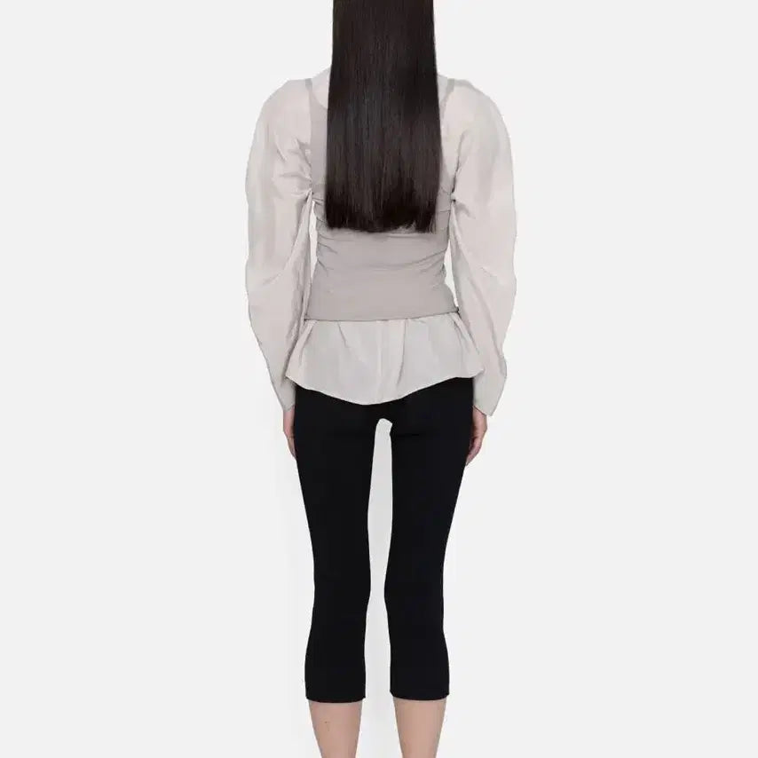[BUNJANG] Amomento Cupro Raglan Top - Beige / 아모멘토 CuproTop! 낫띵리튼 문달 오라리 에토스 lfm le917