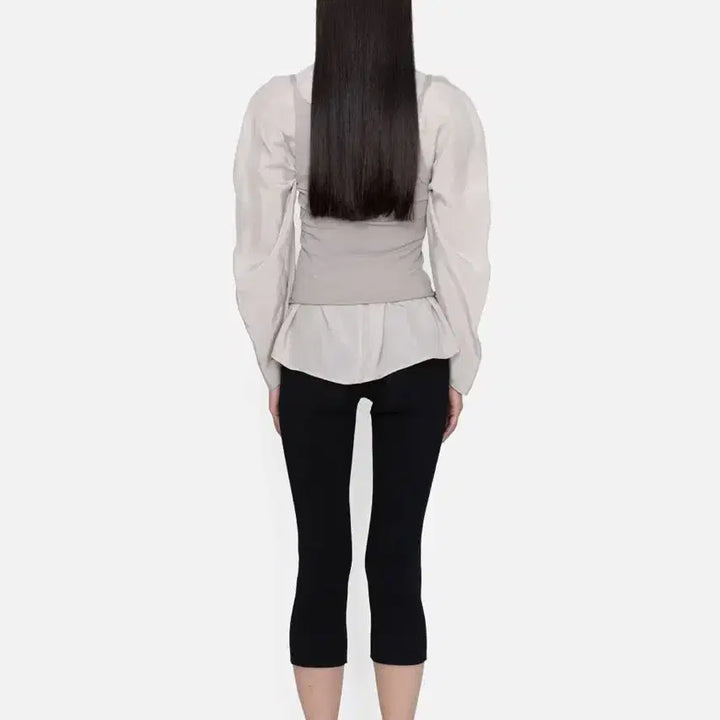 [BUNJANG] Amomento Cupro Raglan Top - Beige / 아모멘토 CuproTop! 낫띵리튼 문달 오라리 에토스 lfm le917