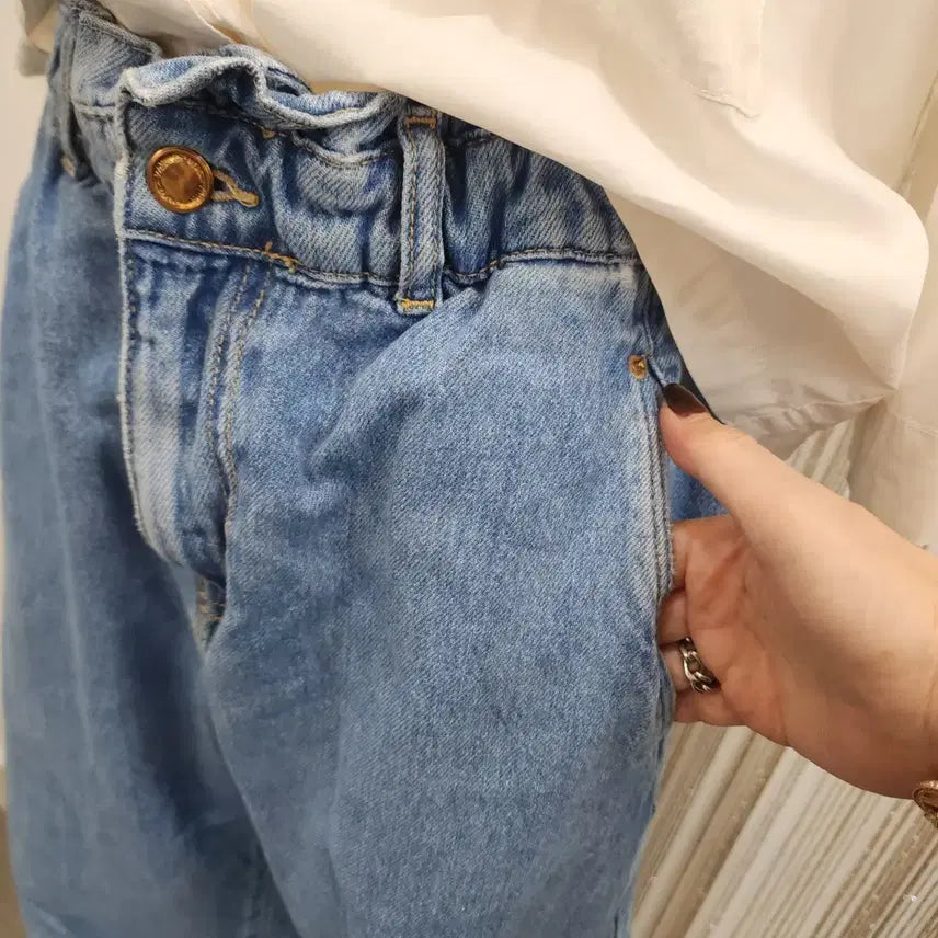 [BUNJANG] Zara High-Waist Stretch Denim Balloon Pants Size M / 자라  밴딩 벌룬 데님 팬츠 청바지 사이즈 m