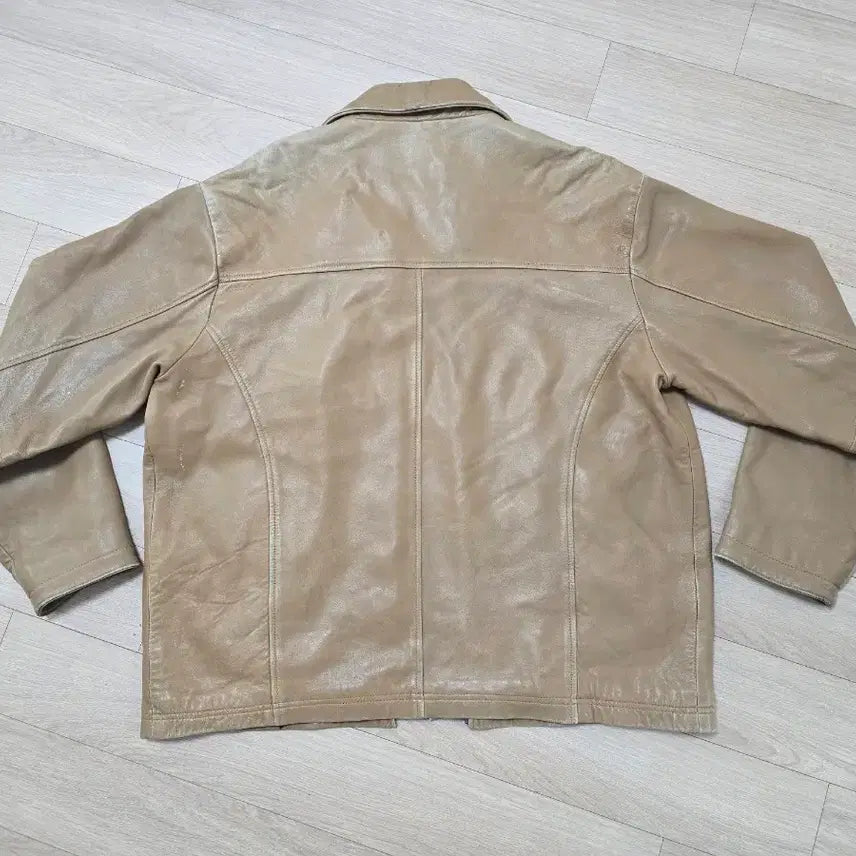 [BUNJANG] Claiborne Lambskin Leather Jacket Tan L / Claiborne 클레이본 양가죽 레더자켓 탄컬러 L