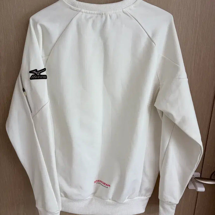 [BUNJANG] Mizuno Snowgear White Sweatshirt L / 미즈노 스노우기어 흰색 맨투맨 티셔츠 L