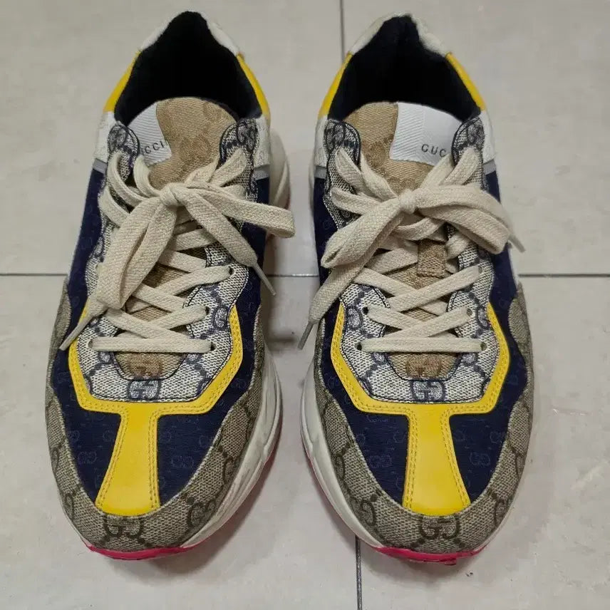 [BUNJANG] Gucci Rhyton Chunky Sole Sneakers / 구찌 라이톤 청키솔 스니커즈