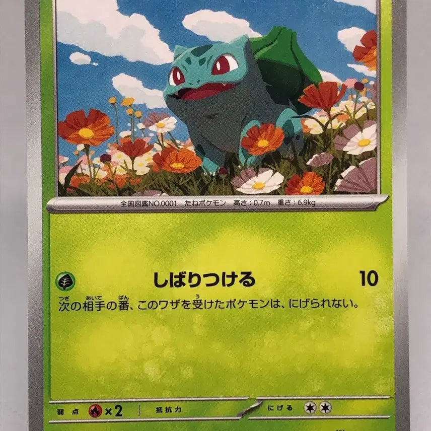 [BUNJANG] Pokemon Card Japanese Bulbasaur Normal Card [M1L 001/063] / 포켓몬카드 일판 이상해씨 일반카드 [M1L 001/063]