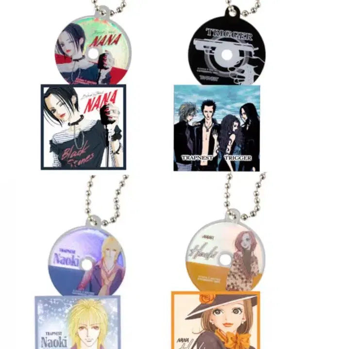 [BUNJANG] Yazawa Ai Nana CD Keychain Gacha Bundle Set / 야자와 아이 나나 cd 키링 가챠 일괄