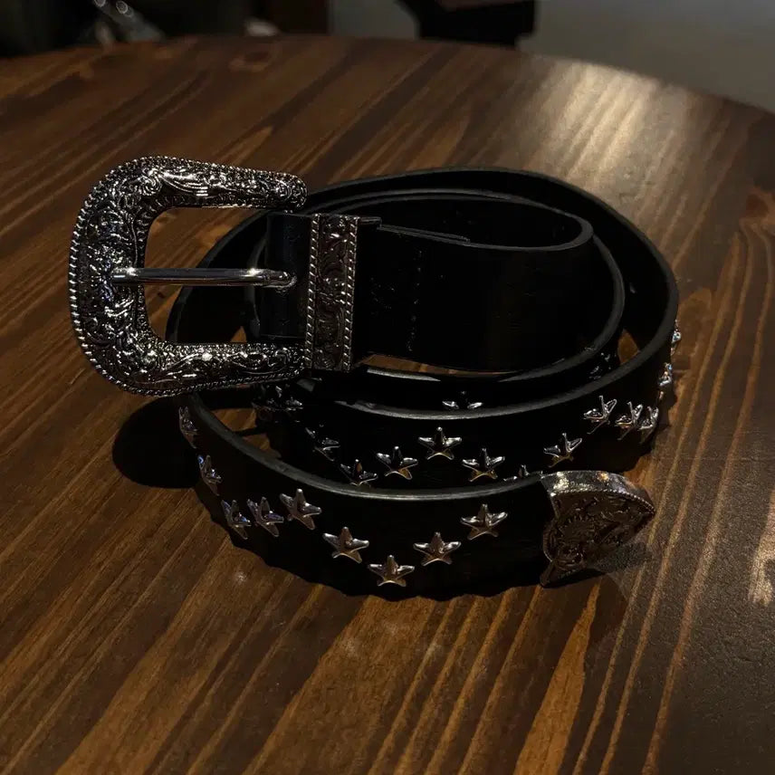 [BUNJANG] Vintage Western Star Belt / 빈티지 웨스턴 별벨트 새상품
