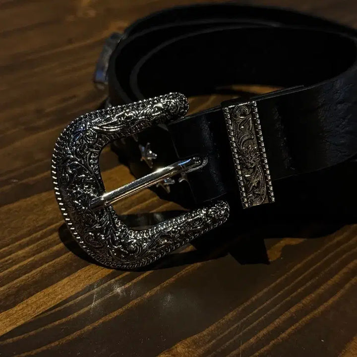 [BUNJANG] Vintage Western Star Belt / 빈티지 웨스턴 별벨트 새상품