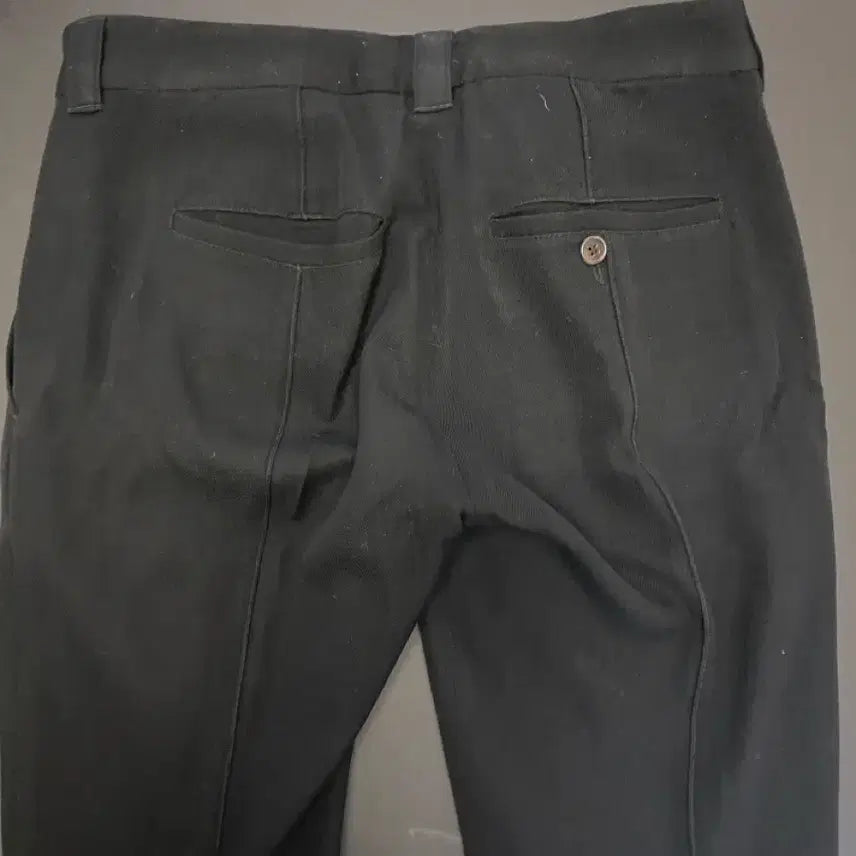 [BUNJANG] Ann Demeulemeester Black Cotton Pants / 앤 드뮐미스터 블랙 면 소재 팬츠 38