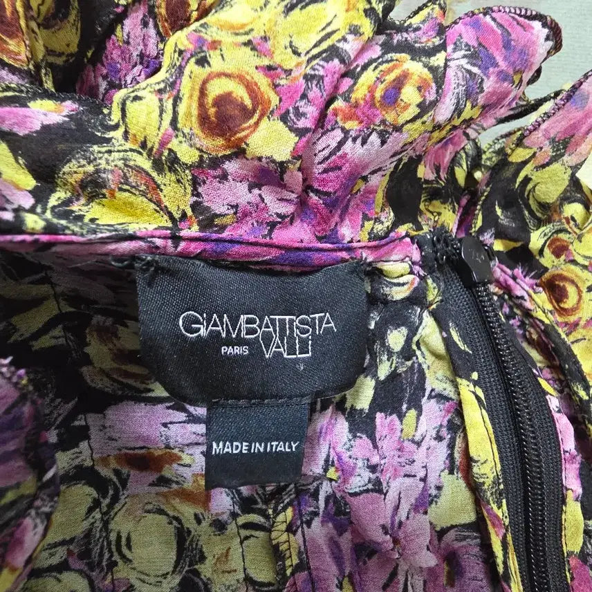 [BUNJANG] Giambattista Valli Floral Pattern Blouse / 지암바티스타발리 블라우스