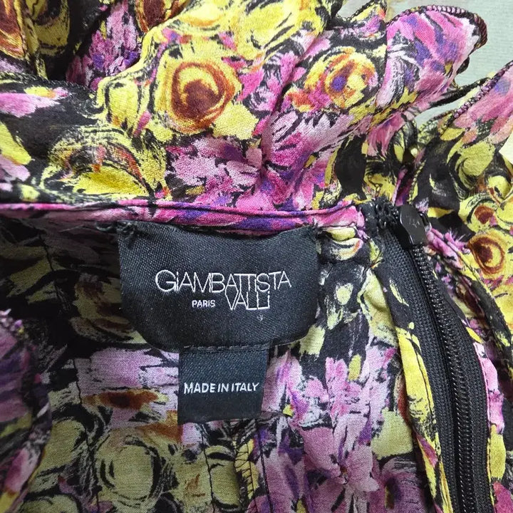 [BUNJANG] Giambattista Valli Floral Pattern Blouse / 지암바티스타발리 블라우스