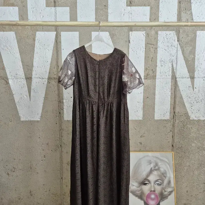 [BUNJANG] In-Gyeon Rayon Lace Wide Jumpsuit / 인견속지 레이스 와이드 점퍼수트
