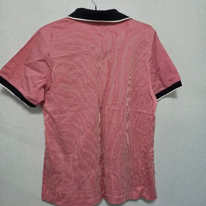 [BUNJANG] Alfredo Versace Striped Short-Sleeve Polo Shirt / 알프레도 베르사체 스트라이프 반팔 카라티