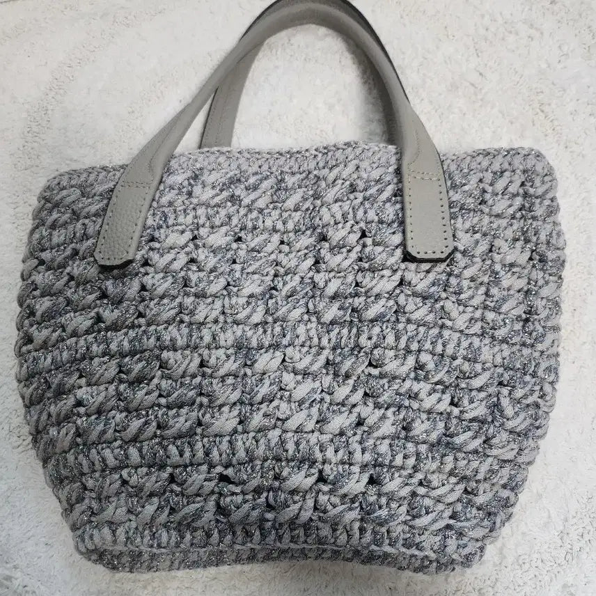 [BUNJANG] Handmade Knit Tote Bag / 핸드메이드 뜨개 가방