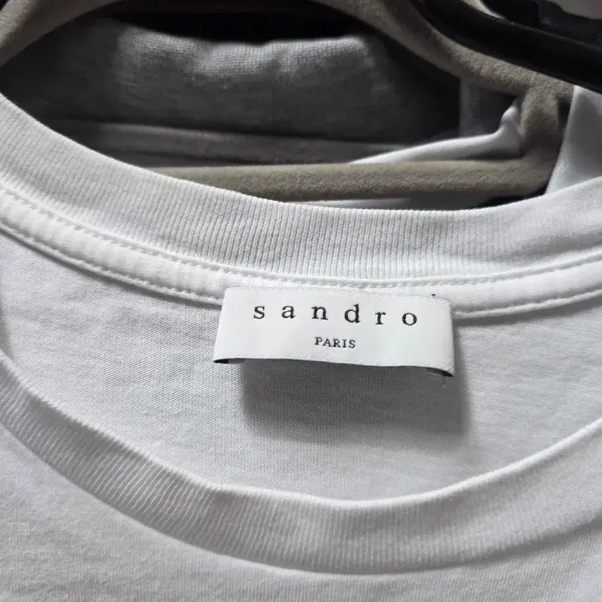 [BUNJANG] Sandro Cubic Logo Short Sleeve T-Shirt White / 산드로 티