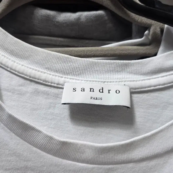 [BUNJANG] Sandro Cubic Logo Short Sleeve T-Shirt White / 산드로 티
