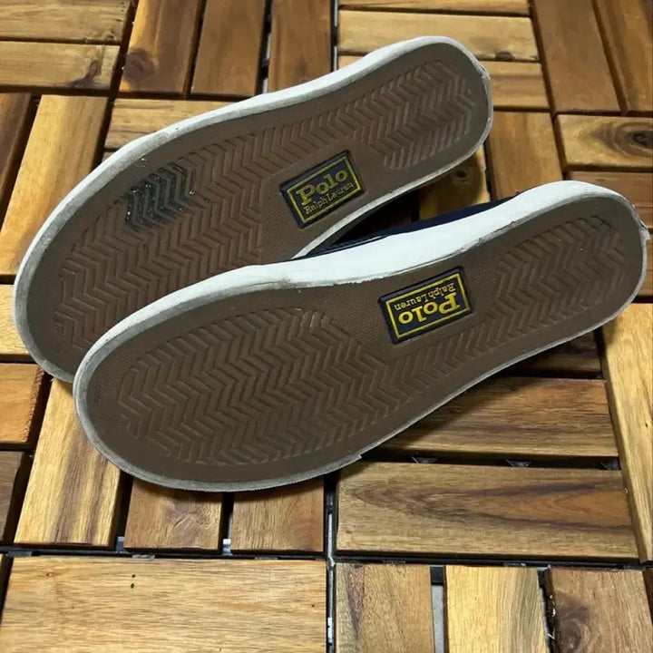 [BUNJANG] Polo Canvas Sneakers Navy / 폴로 캔버스 스니커즈 판매