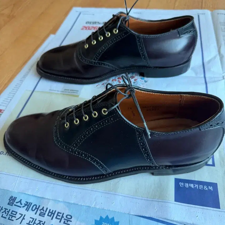 [BUNJANG] Alden D5301 Barrie Last Saddle Shoes Color 8 &amp; Black Shell Cordovan / 알든(alden) D5301 10e Barrie라스트 새들슈즈
