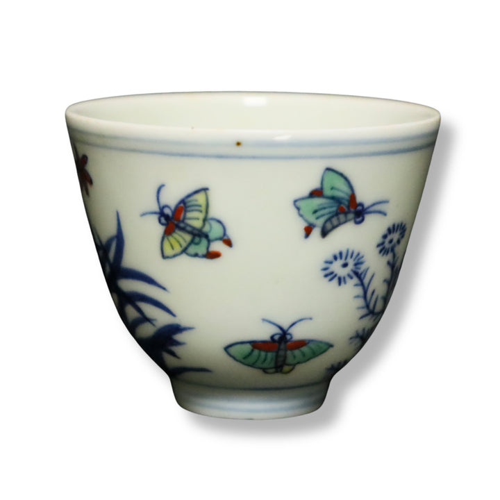 [SOLD OUT] 명성화박태삼우호접문다완 [중국도자기]