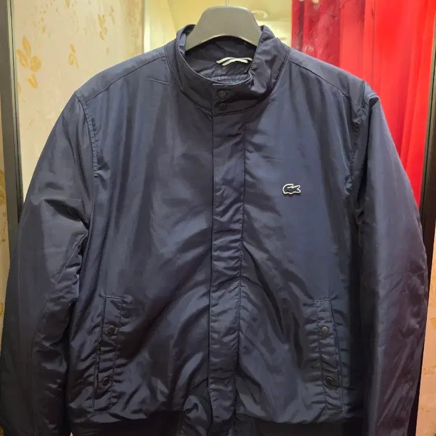 [BUNJANG] Lacoste Navy Blouson Jumper L / 7/27 라코스테 네이비 블루종 점퍼 L