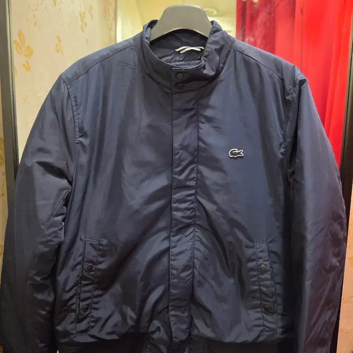 [BUNJANG] Lacoste Navy Blouson Jumper L / 7/27 라코스테 네이비 블루종 점퍼 L