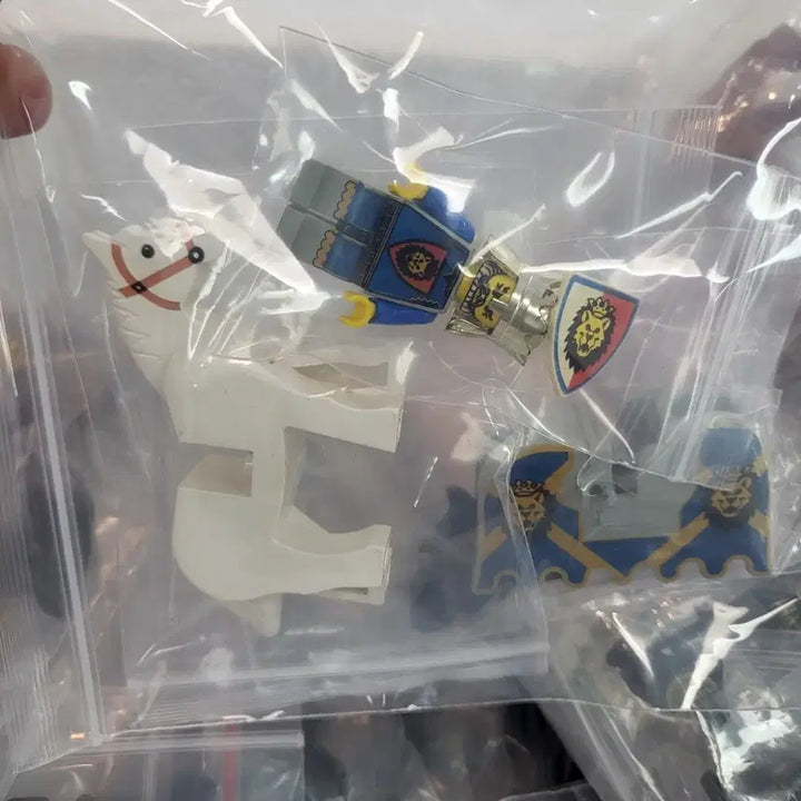 [BUNJANG] LEGO 9 Lion King Horse &amp; Rider Set / 레고 구 라이온 왕, 말+말 바딩 팝니다
