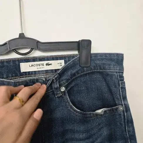[BUNJANG] Lacoste Slim Fit Jeans W32 L32 / 라코스테 슬림핏 청바지 W32 L32