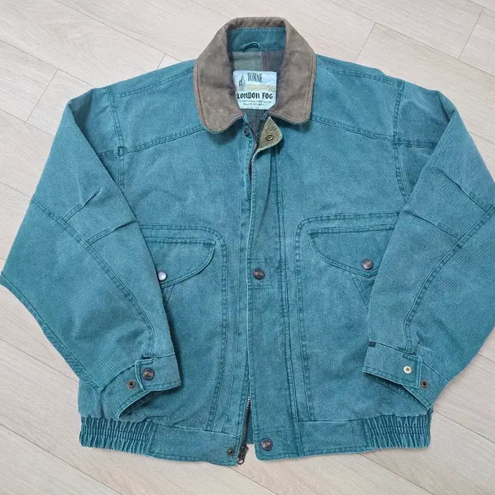 [BUNJANG] Vintage Towne by London Fog Washed Canvas Field Jacket - Size M / 빈티지 Towne by London Fog 워싱 캔버스 필드자켓 M