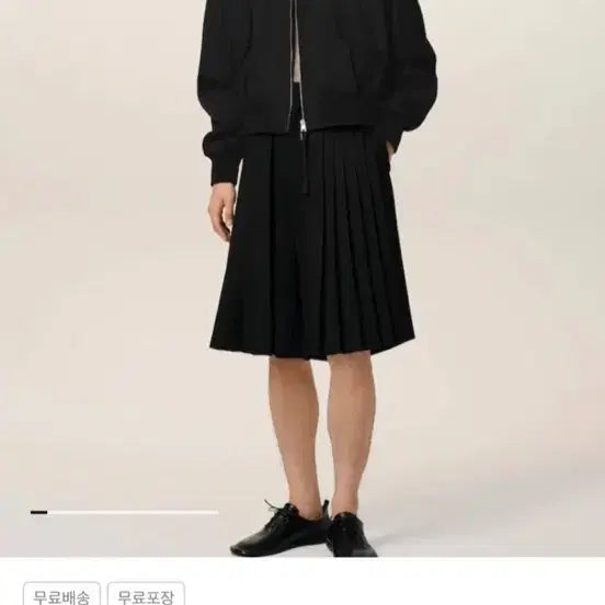 [BUNJANG] AMI Metal Bomber Jacket Black / 아미 메탈 봄버 자켓 블랙
