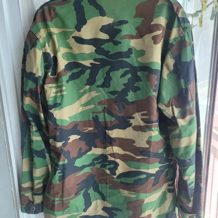 [BUNJANG] Frog Camouflage Military Uniform Set (Top &amp; Bottom) / 개구리 군복 상.하의 1세트