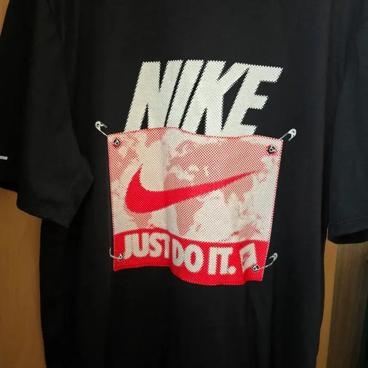 [BUNJANG] Nike Dri-FIT Black Short Sleeve Running T-Shirt / 나이키 러닝 드라이핏 블랙 반팔티