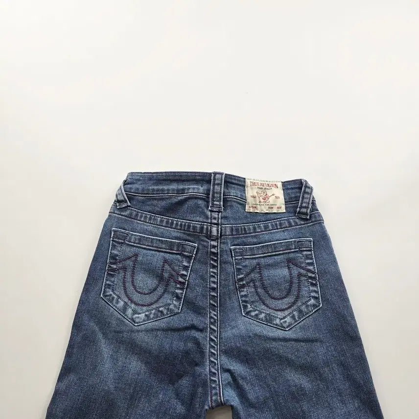 [BUNJANG] True Religion Bootcut Stretch Denim Jeans Size 25 / 트루릴리전 청바지 부츠컷 스판 데님 사이즈25 R5501