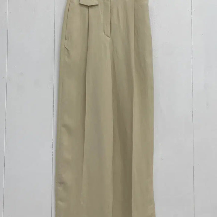 [BUNJANG] COS Viscose Linen Blend Pintuck Wide Pants Beige / COS  비스코스 린넨 혼방 핀턱 와이드 팬츠 베이지
