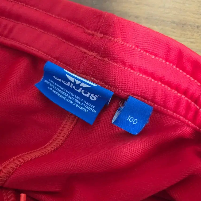[BUNJANG] Adidas Three-Stripes Training Pants Red / 아디다스 삼선 트레이닝 바지 레드