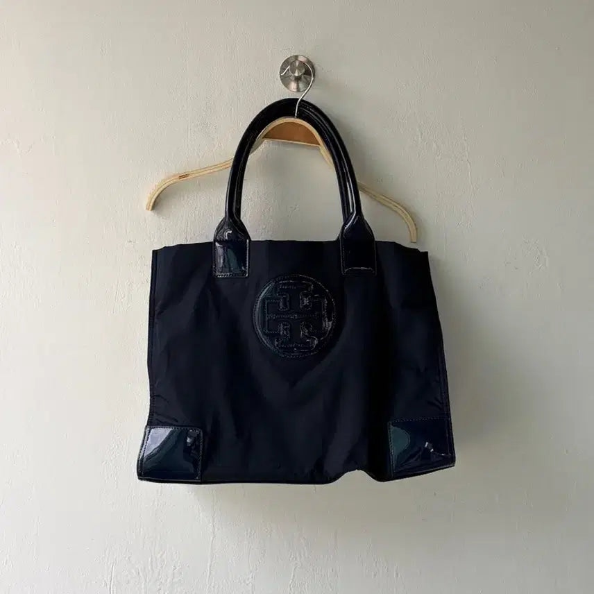 [BUNJANG] Tory Burch Ella Logo Patch Tote Bag / 토리버치 엘라 로고패치 토트백