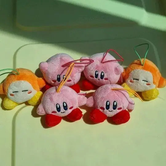 [BUNJANG] Kirby Puchi Mini Keyring Dolls Waddle Dee Bundle Set / [6개 일괄] 별의 커비 푸치 미니 키링 인형 웨이들디